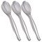 Smarty Had A Party Silver Disposable Plastic Serving Spoons (150 Spoons), 150PK 2642-CASE - alternate 2